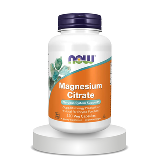 NOW Foods, Magnesium Citrate, 120 Veg Capsules