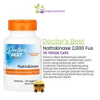 Doctor's Best, Nattokinase, 2,000 FUs, 90 Veggie Caps