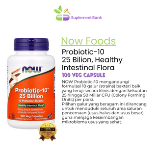 NOW Foods, Probiotic-10, 25 Billion, 100 Veg Capsules