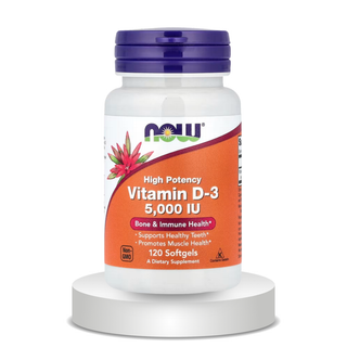 NOW Foods, Vitamin D-3, High Potency, 5,000 IU, 120 Softgels