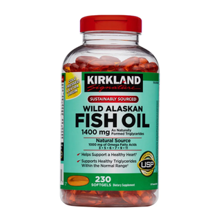 Kirkland Signature Wild Alaskan Fish Oil 1400 mg., 230 Softgels