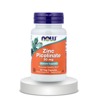 NOW Foods, Zinc Picolinate, 50 mg, 60 Veg Capsules