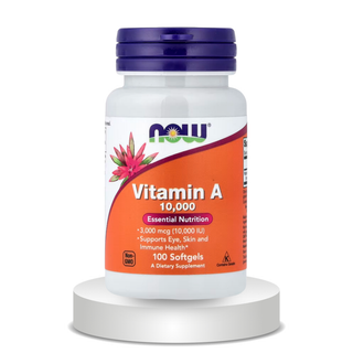 NOW Foods, Vitamin A, 3,000 mcg (10,000 IU), 100 Softgels