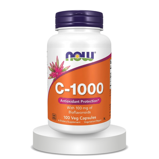 NOW Foods, Vitamin C-1000 With 100mg of Bioflavonoids, 100 Vegetable Capsule