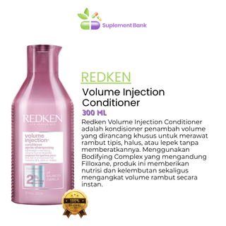 REDKEN, VOLUME INJECTION CONDITIONER  300 ml / 10.1 fl oz