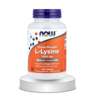 NOW Foods, Double Strength L-Lysine, 1,000 mg, 100 Tablets